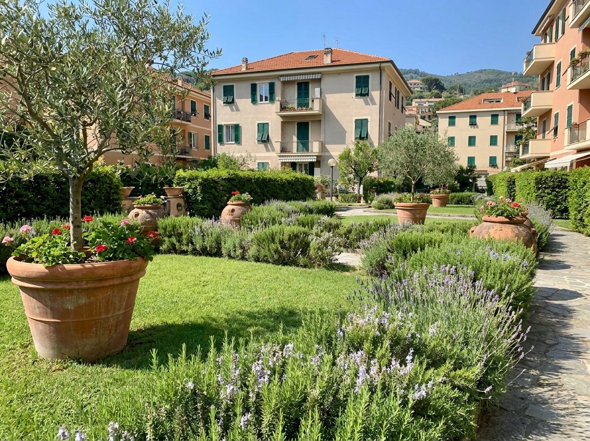 Giardino condominiale