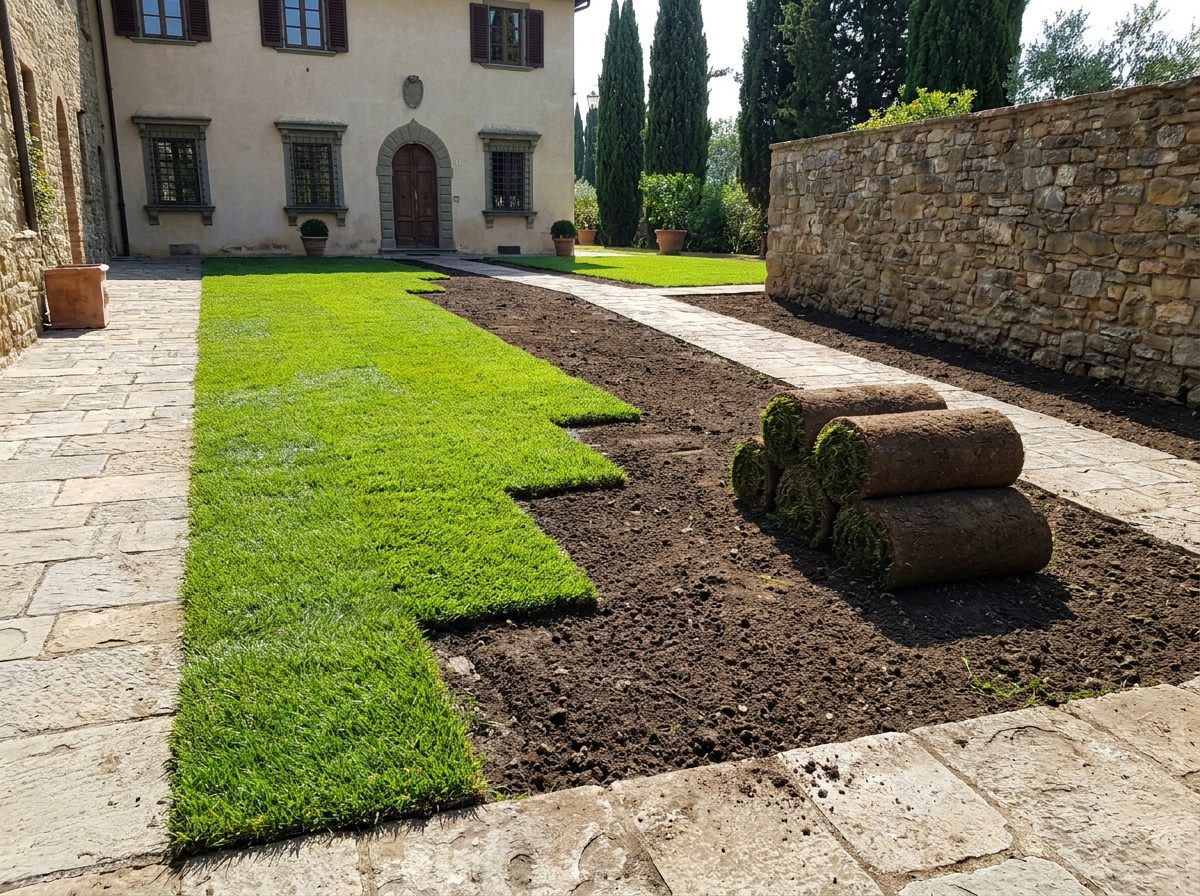 Installazione del prato KIKUYU